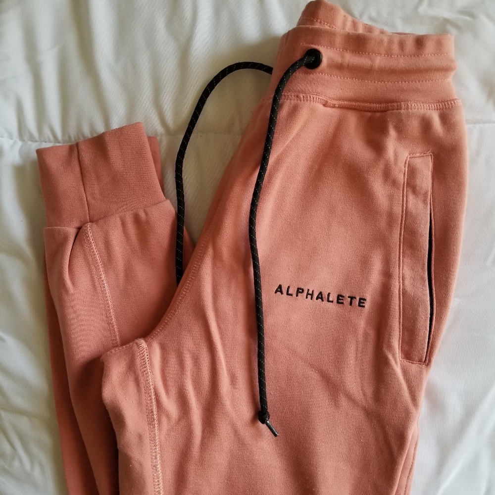 Peach Alphalete Joggers